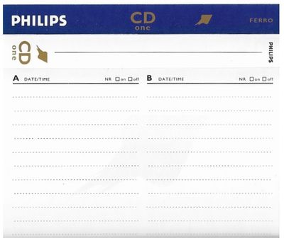 Philips / CD One - Ferro / Dark Blue-Gold-White