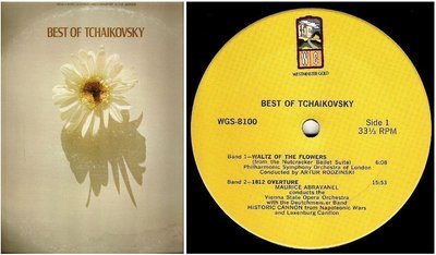 Various Artists / Best of Tchaikovsky (1970) / Westminster Gold WGS-8100 (Album, 12&quot; Vinyl)