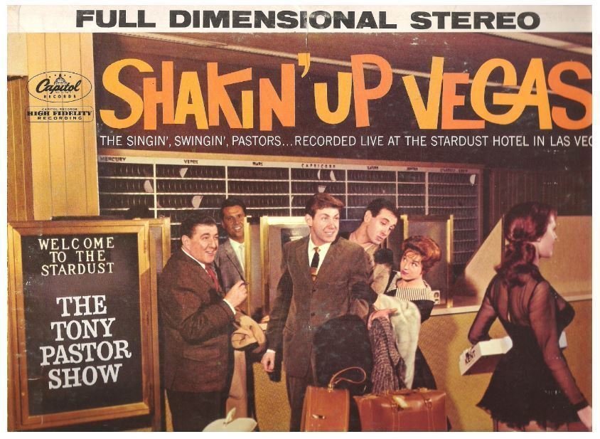 Pastor, Tony / Shakin&#39; Up Vegas (1960) / Capitol ST-1415 (Album, 12&quot; Vinyl)