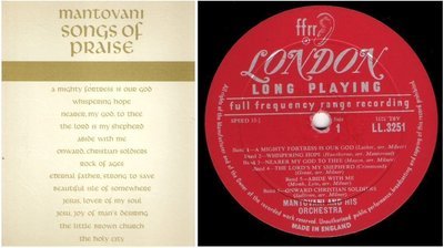Mantovani / Songs Of Praise (1961) / London LL.3251