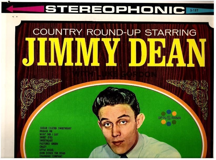 Dean, Jimmy (+ Luke Gordon) / Country Round-Up Starring Jimmy Dean (1960's) / Spin-O-Rama S-137 (Album, 12" Vinyl)