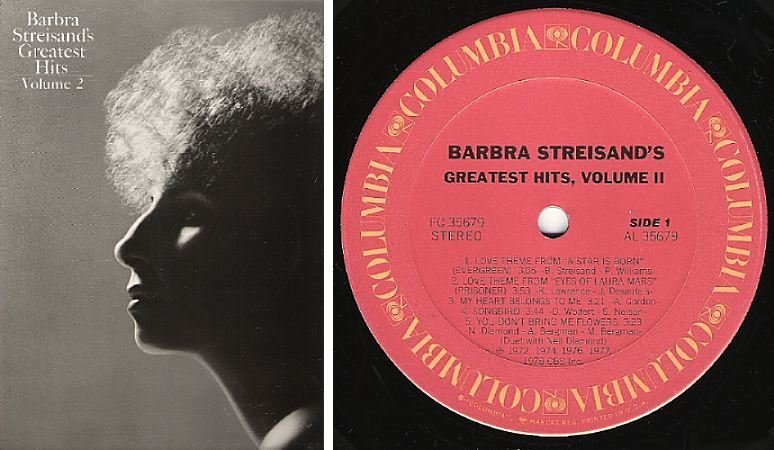 Streisand, Barbra / Greatest Hits, Volume II (1978) / Columbia FC-35679 (Album, 12&quot; Vinyl)