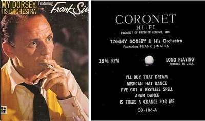 Dorsey, Tommy / Featuring Frank Sinatra (1963) / Coronet CX-186