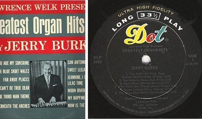 Burke, Jerry / Greatest Organ Hits (1962) / Dot DLP-3450