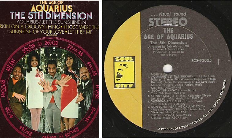 5th Dimension, The / The Age of Aquarius (1969) / Soul City SCS-92005 (Album, 12" Vinyl)