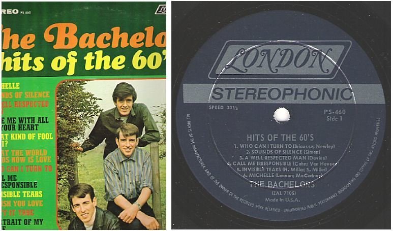 Bachelors, The / Hits of the 60's (1966) / London PS-460 (Album, 12" Vinyl)