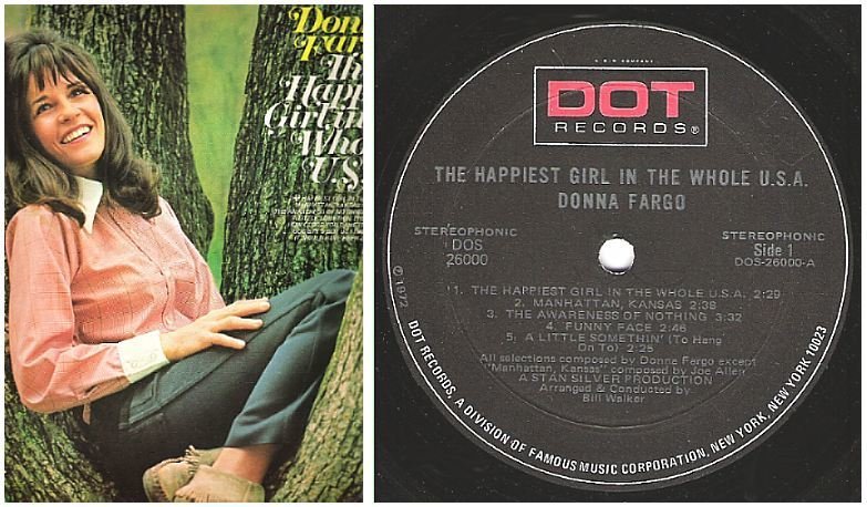Fargo, Donna / The Happiest Girl in the Whole U.S.A. (1972) / Dot DOS-26000 (Album, 12" Vinyl)