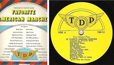 Military Bands / 25 Favorite American Marches (1978) / Two Dozen Plus TDP-12