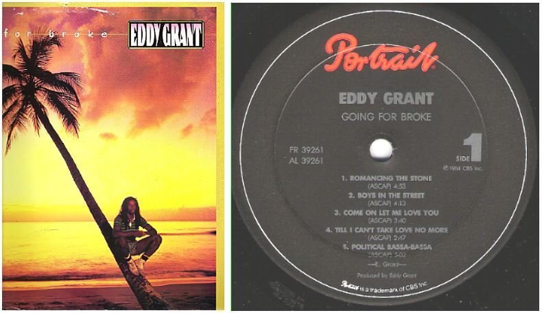 Grant, Eddy / Going For Broke (1984) / Portrait FR-39261 (Album, 12" Vinyl)