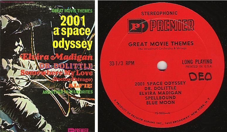 Stradivari Orchestra + Strings / Great Movie Themes (1960's) / Premier PS-9055