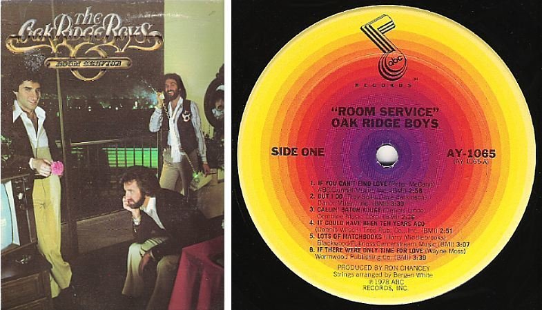 Oak Ridge Boys / Room Service (1978) / ABC AY-1065 (Album, 12" Vinyl)
