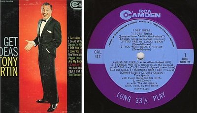 Martin, Tony / I Get Ideas (1958) / RCA Camden CAL-412