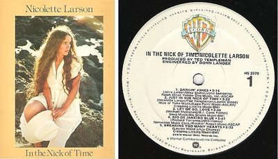 Larson, Nicolette / In the Nick of Time (1979) / Warner Bros. HS-3370