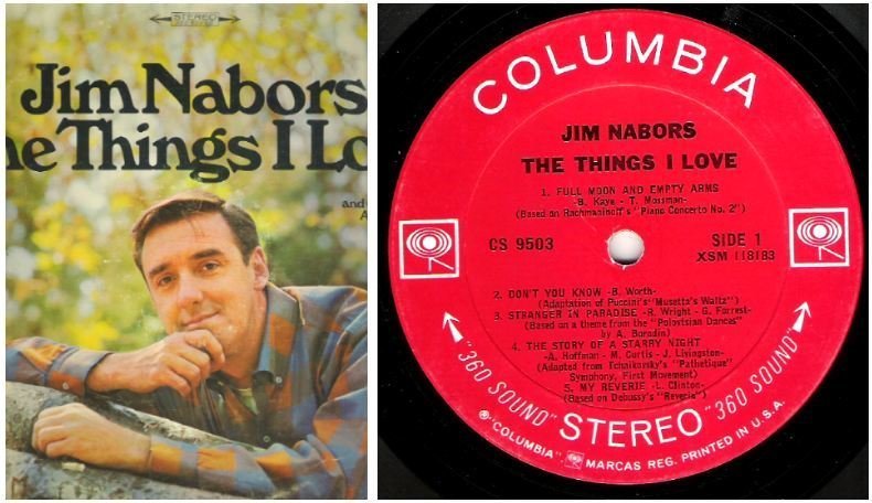 Nabors, Jim / The Things I Love (1967) / Columbia CS-9503 (Album, 12" Vinyl)