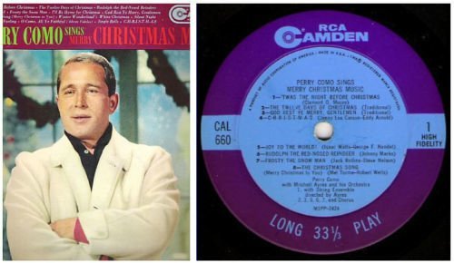 Como, Perry / Merry Christmas Music (1961) / RCA Camden CAL-660 (Album, 12" Vinyl)