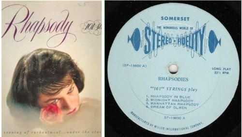 101 Strings / Rhapsody...An Evening of Enchantment Under the Stars (1961) / Somerset SF-13600 (Album, 12" Vinyl)