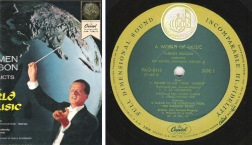 Dragon, Carmen / A World of Music (1959) / Capitol PAO-8412 (Album, 12" Vinyl)