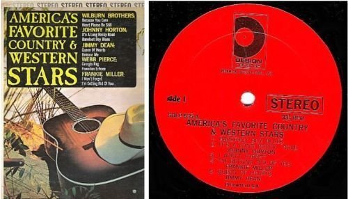 Various Artists / America&#39;s Favorite Country + Western Stars (1967) / Design SDLP-635