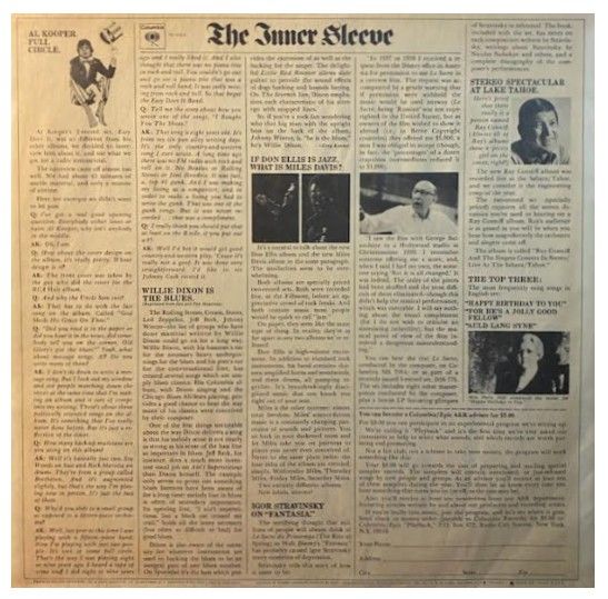 Columbia / The Inner Sleeve (1970) / No. 70/1003