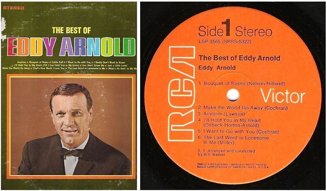 Arnold, Eddy / The Best of Eddy Arnold (1967) / RCA Victor LSP-3565 (Album, 12" Vinyl)