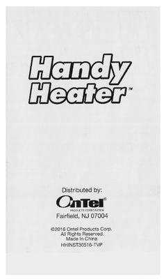 OnTel / Handy Heater (2016)