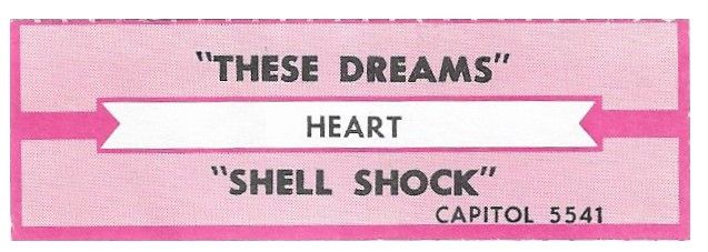 Heart / These Dreams / Capitol 5541