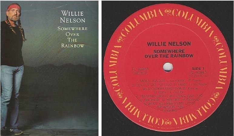 Nelson, Willie / Somewhere Over the Rainbow (1981) / Columbia FC-36883 (Album, 12" Vinyl)
