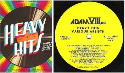Various Artists / Heavy Hits (1974) / Adam VIII A8R-8010