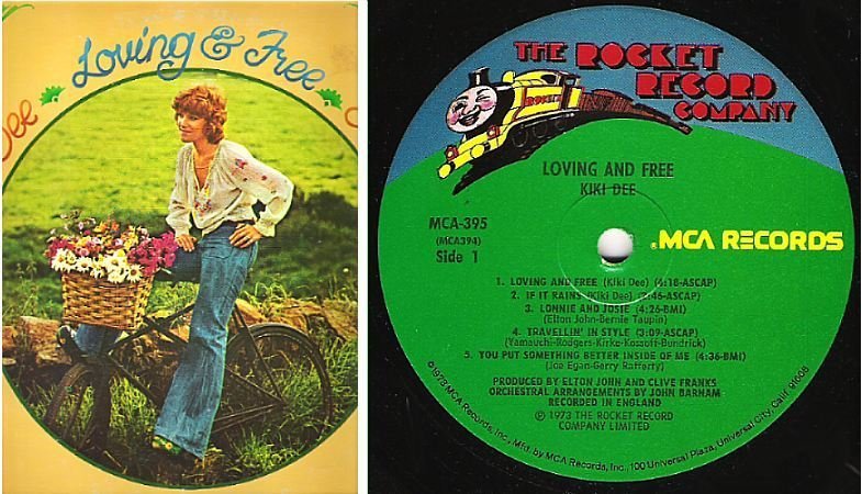 Dee, Kiki / Loving And Free (1973) / Rocket MCA-395 (Album, 12" Vinyl)