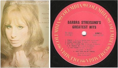 Streisand, Barbra / Greatest Hits (1970) / Columbia PC-9968