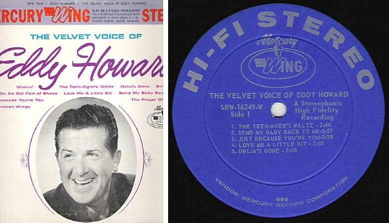 Howard, Eddy / The Velvet Voice of Eddy Howard (1960&#39;s) / Mercury-Wing SRW-16249