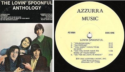 Lovin' Spoonful, The / Anthology (1983) / Azzurra Music AZ-5801