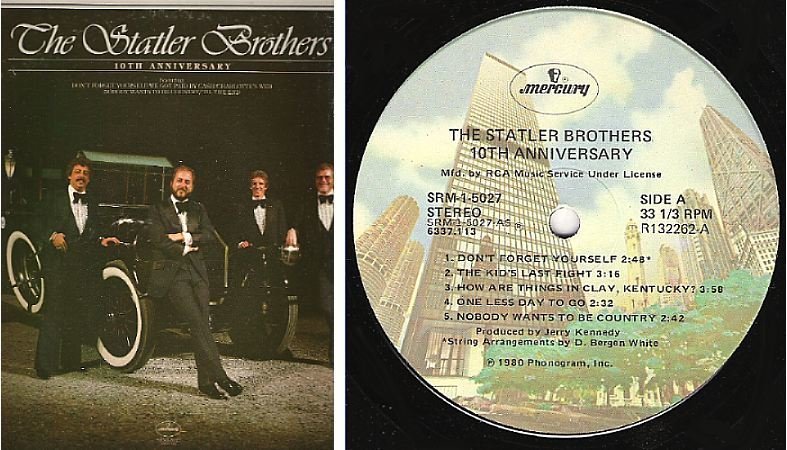 Statler Brothers, The / 10th Anniversary (1980) / Mercury SRM-1-5027