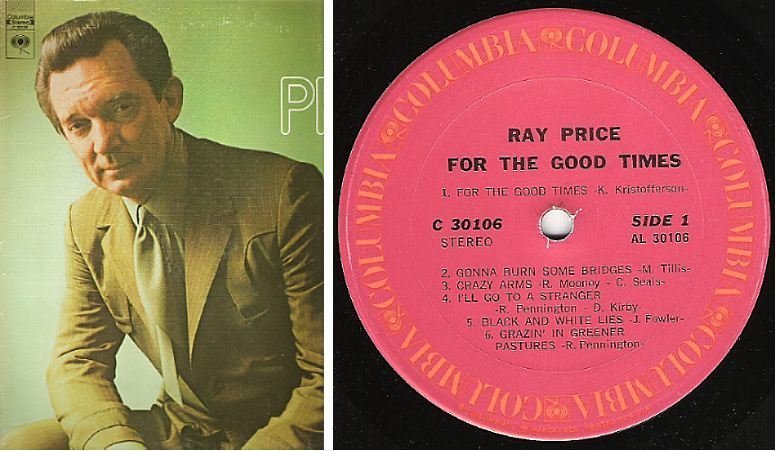 Price, Ray / For the Good Times (1970) / Columbia C-30106