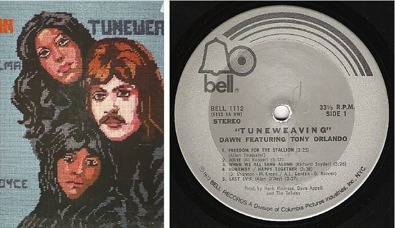 Orlando, Tony (+ Dawn) / Tuneweaving (1973) / Bell 1112