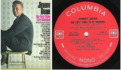 Dean, Jimmy / The First Thing Ev&#39;ry Morning (1965) / Columbia CL-2401