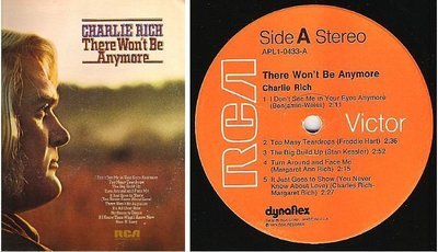 Rich, Charlie / There Won&#39;t Be Anymore (1974) / RCA Victor APL1-0433