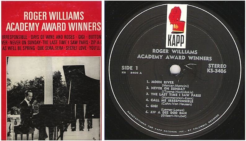 Williams, Roger / Academy Award Winners (1964) / Kapp KS-3406