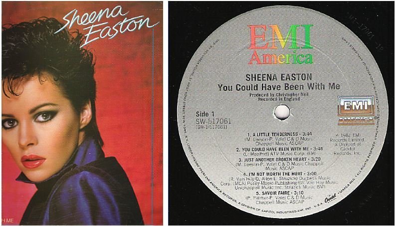 Easton, Sheena / You Could Have Been with Me (1981) / EMI America SW-517061 (Album, 12" Vinyl)
