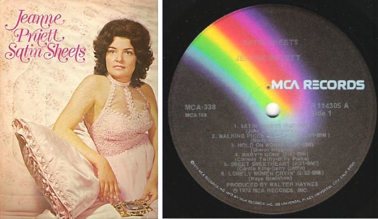 Pruett, Jeanne / Satin Sheets (1973) / MCA 338 (Album, 12" Vinyl)