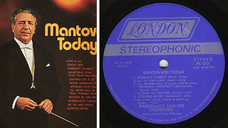 Mantovani / Mantovani Today (1970) / London PS-572