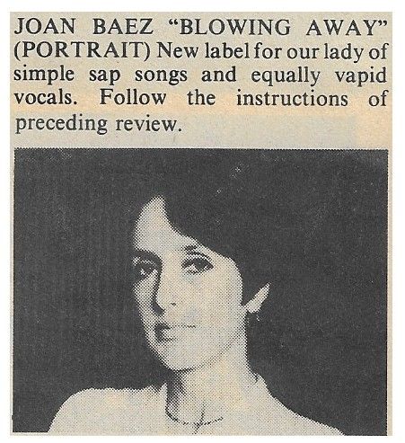Baez, Joan / Blowing Away (January 1978)