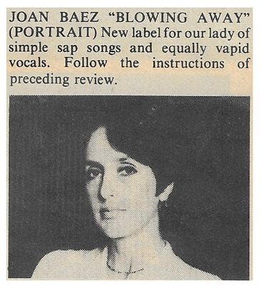 Baez, Joan / Blowing Away (January 1978)