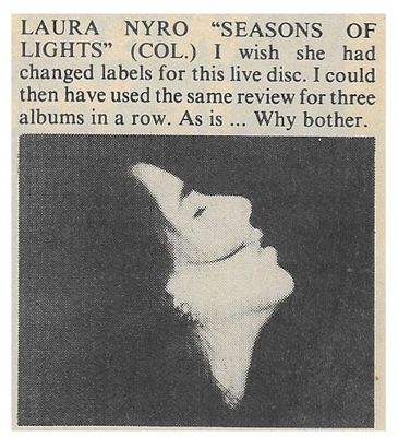 Nyro, Laura / Seasons of Lights (January 1978)