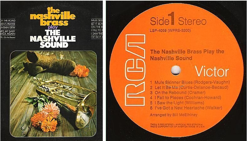 Nashville Brass, The / The Nashville Sound (1968) / RCA Victor LSP-4059 (Album, 12" Vinyl)