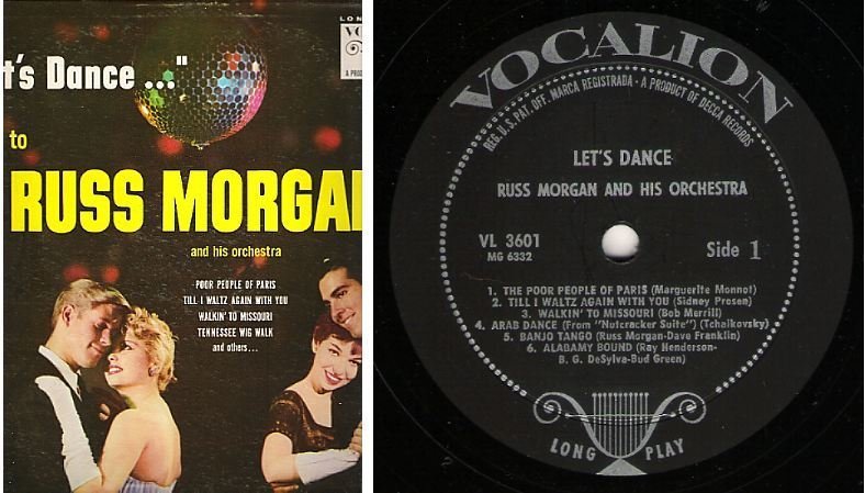Morgan, Russ / Let&#39;s Dance (1950&#39;s) / Vocalion VL-3601