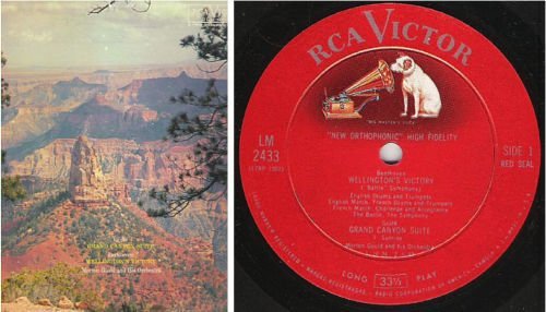 Gould, Morton / Grofe: Grand Canyon Suite - Beethoven: Wellington's Victory (1960) / RCA Victor Red Seal LM-2433 (Album, 12" Vinyl)