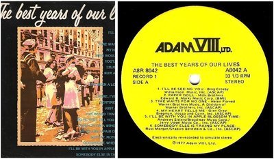 Various Artists / The Best Years of Our Lives (1977) / Adam VIII A8R-8042 / Double LP