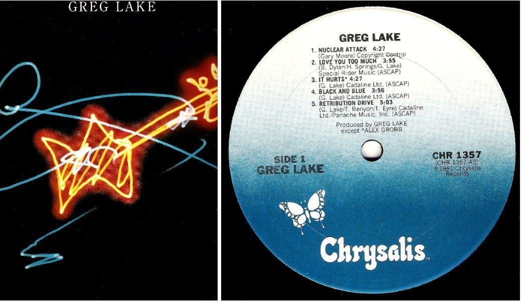 Lake, Greg / Greg Lake (1981) / Chrysalis CHR-1357 (Album, 12" Vinyl)