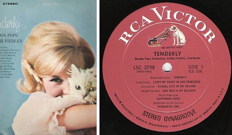 Fiedler, Arthur (+ The Boston Pops) / Tenderly (1965) / RCA Victor Red Seal LSC-2798 (Album, 12" Vinyl)